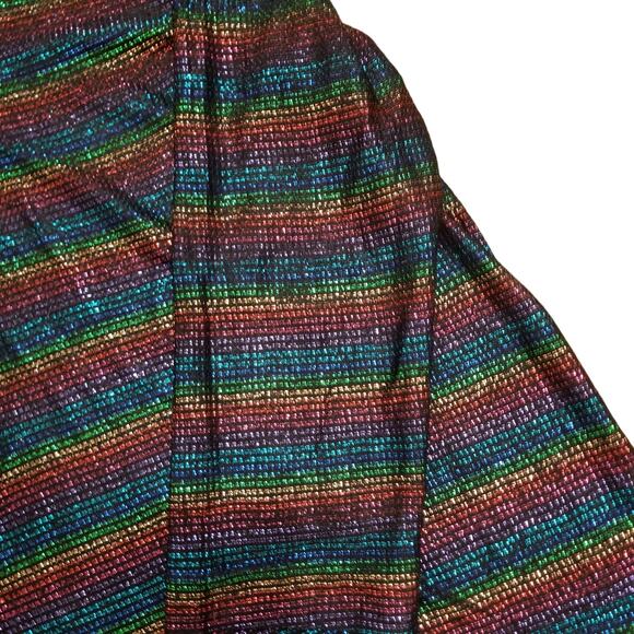 Barry Ashley Women's Glitter Pullover V-Neck Lng Slv Top See Measurements for Sz - Picture 4 of 8